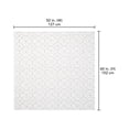 thumbnail image 4 of HOMETRENDS Velvet Plush Summer Mosaic Polyester Throw, 50” X 60”, 4 of 4