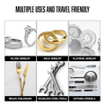 thumbnail image 6 of Gold Time Premium Jewelry Cleaning Care Cloth for Gold, Silver, Precious Metals and Gems - Buff, Polish, Clean - Non Toxic - Travel Friendly - Environmentally Friendly Cleaners, 6 of 6