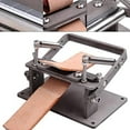 thumbnail image 3 of Manual Leather Peeling Machine 0.02-0.19in Peeling Thickness Adjustable Leather Splitter 304 Stainless Steel Tabletop Peeling Tool DIY Leathercraft Work$$Art & Craft, 3 of 9