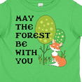 thumbnail image 4 of Inktastic May the Forest Be with You Cute Fox and Trees Boys or Girls Toddler T-Shirt, 4 of 5