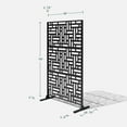 thumbnail image 4 of Veradek Outdoor Privacy Screen 3-Panel Set w/ Stand - (Block), 4 of 10