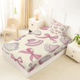 thumbnail image 4 of Erosebridal Kawaii Seashell Bowknot Twin Sheet Sets 3pcs for Kids Girls,Teens Sea Theme Bedding,Super Cozy Room Decor, 4 of 5