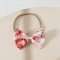 thumbnail image 5 of Baby Onesies Girl Baby Girl Clothes Newborn Cute Ruffle Short Sleeve Romper Floral Skirt Summer Outfits with Headband, 5 of 9