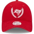 thumbnail image 2 of Women's New Era Red Tampa Bay Buccaneers Leaves 9TWENTY Adjustable Hat, 2 of 6