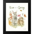 thumbnail image 2 of Audit, Lisa 12x14 Black Modern Framed Museum Art Print Titled - Hop on Spring VII, 2 of 5