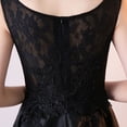 thumbnail image 3 of Vestido Vestido Estilo de mujer Vestido de noche negro atmosférico decente Vestido de fiesta elegante decente, 3 of 6