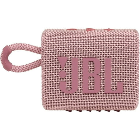 GO 3 Waterproof Wireless Portable Bluetooth Speaker Pink
