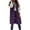 Purple, variant on Tiqkatyck Womens Winter Coats, Women's Winter Sleeveless Vest Long Hooded Coat Warm Down Coat With Pockets Outdoor Quilted Jacket Long Puffer Jacket Womens, Winter Jackets for Women Dark Gray L