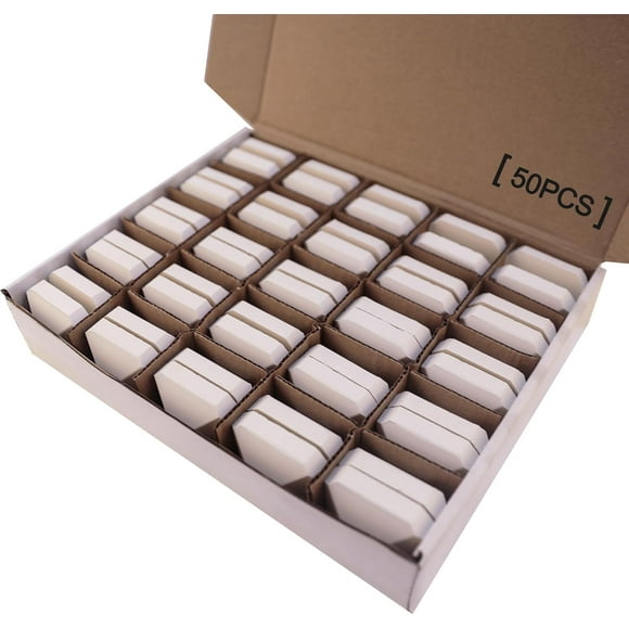 SHIQI-Ceramic Briquettes Grill Bricks Replacement 50 Piece Barbecue Briquettes Gas Grill Stones for Turbo, Nexgrill Gas Grills, Lava Rocks 2 x 2 inches