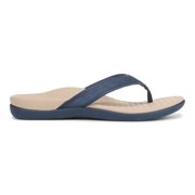 Vionic Women's Tide 2.0 Post Sandals Dark Denim Suede - J7545L1400