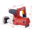 thumbnail image 2 of 3-3/8" Blade Toe-Kick Saw, Professional Flush Cut Saw for Subfloor, Tile & Masonry with 4 Depth Settings (120V, 4500 RPM), 2 of 9