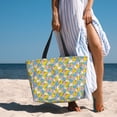 thumbnail image 6 of Naloa Colorful Rubber Duck 1 Large Capacity Beach Bag, Waterproof Sandproof Beach Swim Pool Bag Tote Bag for Women, 6 of 7