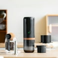 thumbnail image 3 of Cafetera Máquina de café espresso portátil de 9 bares de presión recargable 2 en 1 pequeña cafetera de viaje compatible con cápsulas Nespresso café molido perfecto para viajes, camping, senderismo, of, 3 of 8