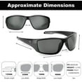 thumbnail image 4 of Flying Fisherman Carico Polarized Sunglasses - Matte Black/Smoke, 4 of 7