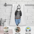 thumbnail image 4 of Coolnut Happy Father's Day Hand Towels 2 PCS, Ultra Soft and Highly Absorbent, Best Dad Panda Decorative Fingertip Towel for Home, Bathroom, Kitchen, 28.3"x14.4", 4 of 4