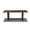 Brown Oak, variant on Grain Wood Furniture Cascais 72" Rectangular Table with Farmhouse Base in Brown Oak Top and Black Oak Base