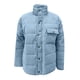 thumbnail image 3 of Parkas de manga larga para mujer, color liso, cuello alto, manga larga, chaqueta acolchada informal, abrigo para mujer, 3 of 4
