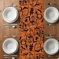 thumbnail image 6 of Halloween Table Runner - 36 Inch Long, Kitchen Dining Table Runner Dresser Scarves, Spooky Pumpkins Farmhouse Decor for Coffee Tables Wedding Party Banquet, 6 of 8