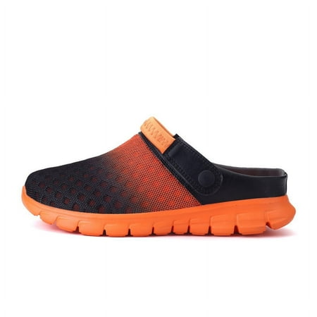 

Mesh hole beach shoes slip-on half slippers