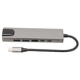 thumbnail image 3 of Tipo C A HDTV Hub, Aleación De Aluminio Carga Rápida 6 En 1 Usb C Hub Ethernet 87W Suministro De Energía Para PC, 3 of 5