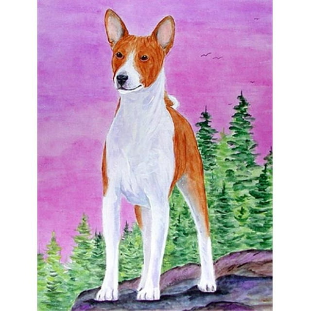 Drapeau de Jardin Basenji 11 x 15 Po