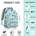 thumbnail image 6 of Dog Lovers Backpack for School College Work - Stylish Durable Waterproof Laptop Bag with Multi Pockets, Cute Pet Design Backpack for Students Professionals Travel, 6 of 6
