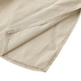 thumbnail image 4 of Wowcloth Women's Solid Color V - neck 3/4 Sleeve Linen - like Loose Top with Decorative Buttons, 4 of 8