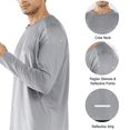 thumbnail image 4 of NORTHYARD Men's and Big Men's Workout Running Shirts Athletic Long Sleeve Fishing Hiking Shirt, Sizes S-3XL, 4 of 7