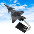 thumbnail image 4 of 1/72 avión J10 Fighter modelo de juguete avión en miniatura realista avión de aviones de simulación para decoración de estante de oficina Hugo Figuras de aviones de combate, 4 of 8