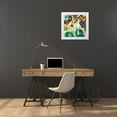 thumbnail image 3 of Weber, Jennifer 26x26 White Modern Wood Framed Museum Art Print Titled - Tropical Burst II, 3 of 4