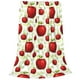 thumbnail image 2 of Fotbe Fruit Apples Manta de Franela Acolchonada con Estampado, Súper Suave y Esponjosa, Extra Grande para Sofá, Cama, Uso Todo el Año-60"x50", 2 of 7