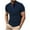 Navy, variant on Xunlbb Mens Shirts Clearance Under $5.00 Men Casual Solid With Pockets Sports Short-sleeved V-neck Fitness Training Clothes T-shirt Top Gift for Mmen, Black M