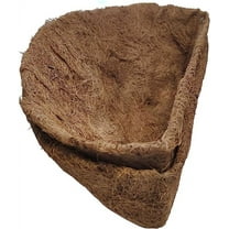 Nvzi 2PCS Half Round Replacement Coco Liner for Hanging Basket Wall Flower Basket, 12 inch, Half Circle Wall Planter Coconut Fiber Plant Basket Liner for Garden Planter Flower Pot