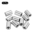 thumbnail image 3 of Uxcell 10Pack Round Connector Nuts, M5x12x8mm Coupling Nut Sleeve Rod Bar Stud Nut, 3 of 6