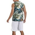 thumbnail image 2 of Sikiie Hawaiian Style Basketball Jersey Reversible Men's Mesh Athletic Sports Shirts Training Practice S-4XLXX-Large, 2 of 6