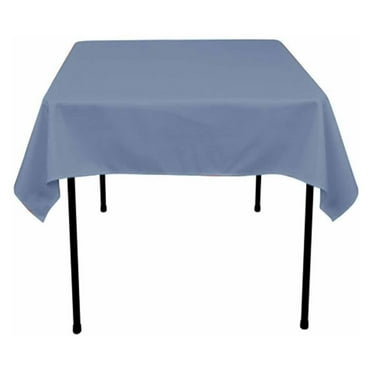 Polyester Square Tablecloth 45"x45", Steel Blue