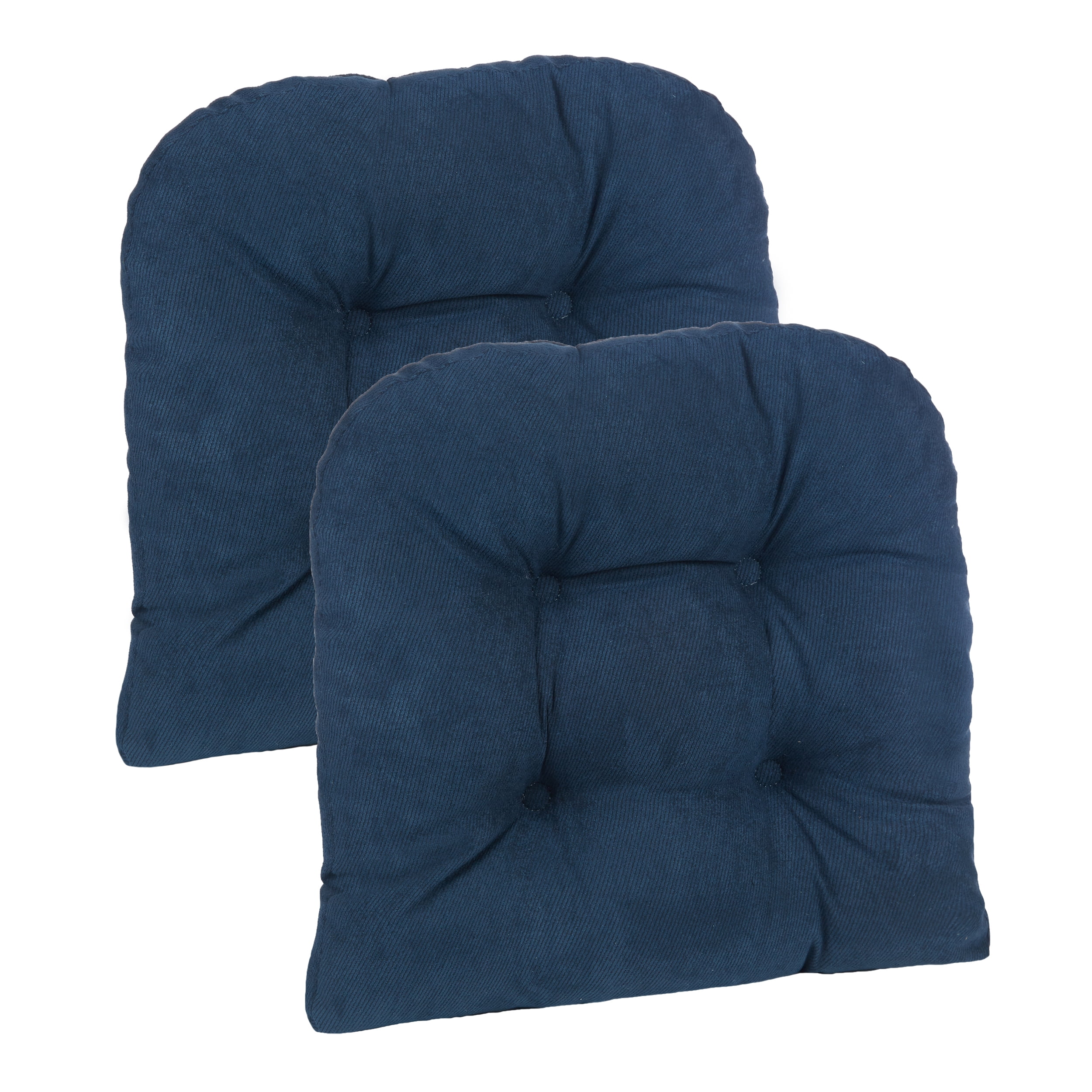 Klear Vu Gripper Non-Slip Saturn Tufted Universal Chair Cushions 15 x 15 Natural