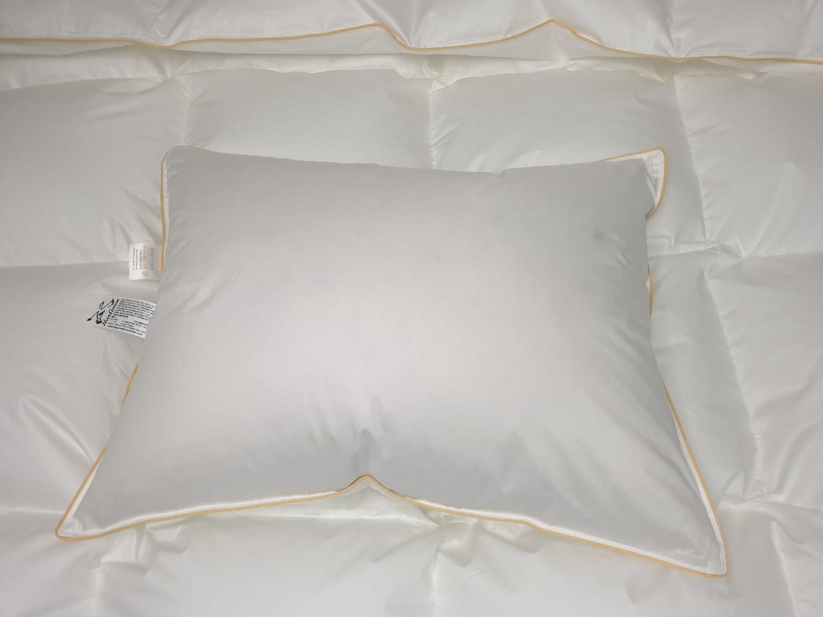 Crown- Silky Ultimate Hungarian Goose Down 3 chamber Pillow Queen Firm