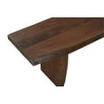 thumbnail image 4 of Pemberly Row 72" Live Edge Solid Wood Dining Bench in Dark Brown, 4 of 6