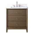 thumbnail image 2 of Vanity Art 30" Bathroom Vanity with Sink and Engineered Marble Top, Freestanding Storage Cabinet with 2 Drawers and 1 Flip Down Tray, 2 of 9