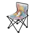 thumbnail image 2 of 600D Oxford Camping Chair Portable Foldable Chair Supports 220 lbs for Picnic, Fishing, Backpacking Cat and Colorful Clouds, 2 of 8
