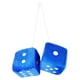 thumbnail image 2 of Retrovisores Macarena Accesorios de Decoración Suave Juguetes de Peluche Adornos de Suspensión para Dormitorio Sala de Estar Coc Azul Colgante de dados de peluche, 2 of 7