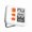 Orange, variant on Bright Screen Digital Timer With Strong Magnets And Multiple Setting For Kitchen Workouts Efficient Task Tracking