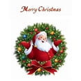thumbnail image 3 of 2pcs/set Santa Claus New Year Christmas Home Decoration Merry Christmas Wall Stickers Window Decals Xmas Party, 3 of 7