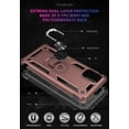 thumbnail image 3 of TGHTBA-A51 5G Case, Phone Case for Samsung Galaxy A51 5G Case,with Kickstand Ring,Adjustable Stand,Military Grade,Heavy Duty Protection,Shockproof,Anti-Fingerprint,Support Magnet Car Mount,Rose Gold, 3 of 4