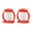 red, variant on 1Pair Enhanced Hinge Clamp Spring C Buckle for Brompton Folding Bike Accessories