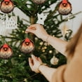 thumbnail image 5 of YOUMAI ‌3D Resin Animal Ornaments - Cute Animal Figurines For Christmas Tree Holiday Home Décor Pine Cone Animal Ornament Home Hanging (C), 5 of 8