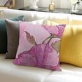 thumbnail image 3 of SHANXI Throw Pillow Covers Flower Yellow Print Soft Pillow Cases for Home Sofa Bed Chair Car Office Decorative 12x12in, 3 of 5