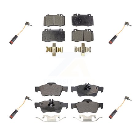 TEC Front Rear Ceramic Disc Brake Pads and Wear Sensors Kit for Car Mercedes-Benz E350 SL500 SL550 E550 S500 S430 CL500 CL600 KTW-100564