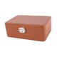 thumbnail image 3 of Caja de joyería Caja de exhibición Viajes Soporte de joyería portátil decorativa para collares para pernos de orejas Novias Mujeres Maillard Brown, 3 of 9